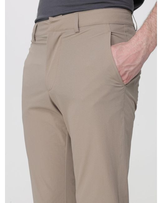 EA7 Gray Stretch Jersey Chino Trousers for men