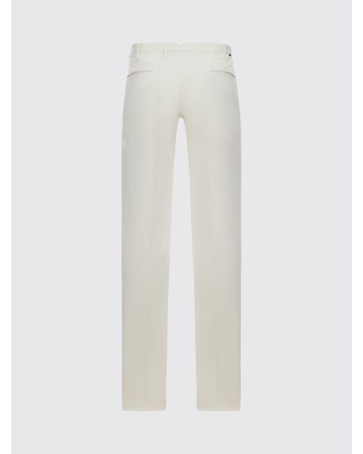 Incotex White Tailored Trousers for men