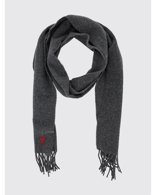 AMI Gray Scarf for men