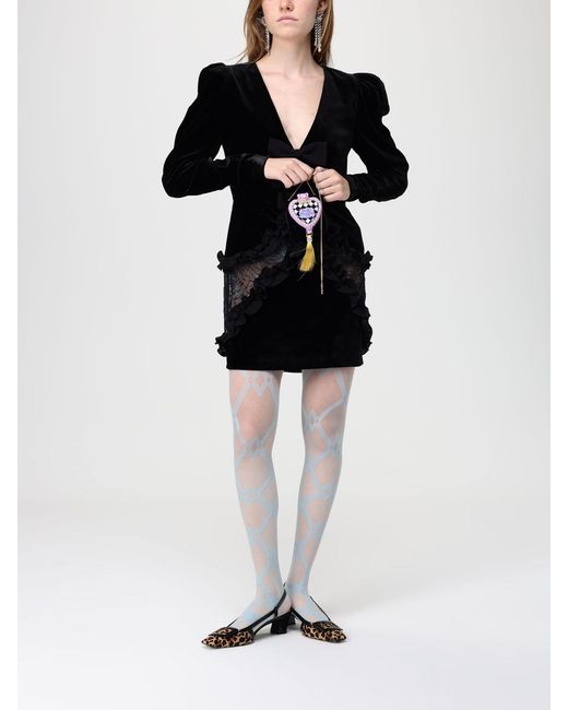 Alessandra Rich Black Dress