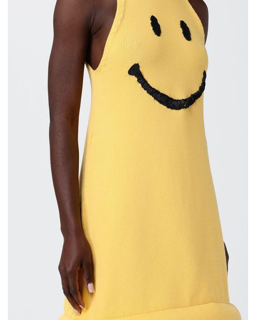 Moschino Couture Yellow Knit Mini Dress