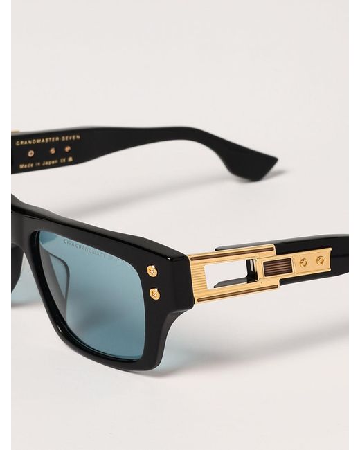 Dita Eyewear Black Grandmaster Seven Acetate Sunglasses