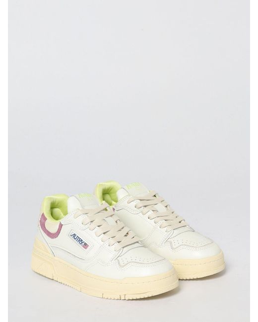 Autry Natural Clc Leather And Mesh Sneakers