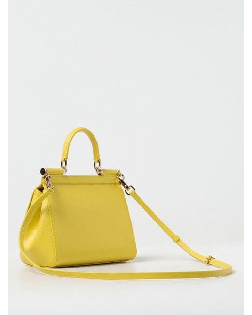 Dolce & Gabbana Yellow Handbag