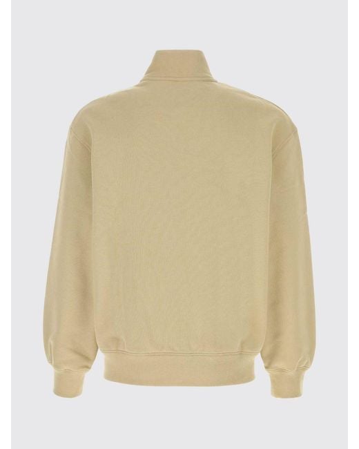 Maison Kitsuné Natural Maison KitsunÉ Organic Cotton Sweatshirt With Logo for men