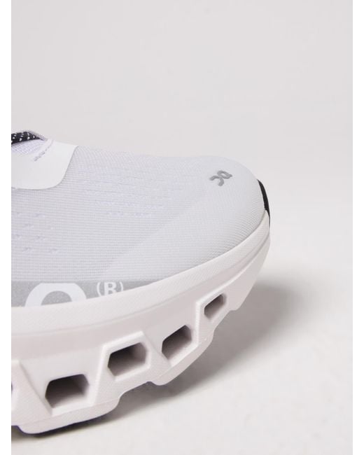On Shoes Natural Cloudmonster Mesh Sneakers On for men