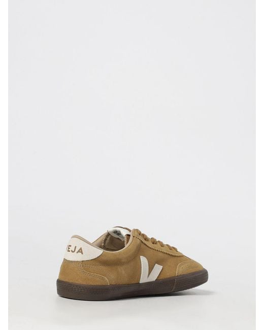 Veja Brown Volley Suede Sneakers for men