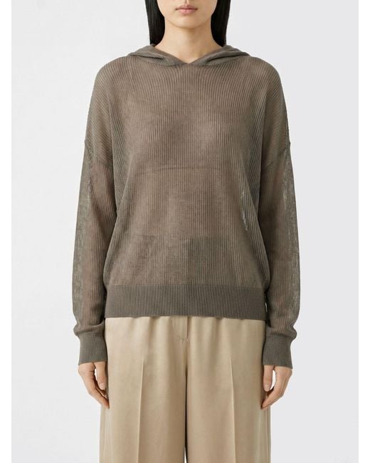 Rick Owens Natural Dropped-Shoulder Pure Cashmere Hoodie