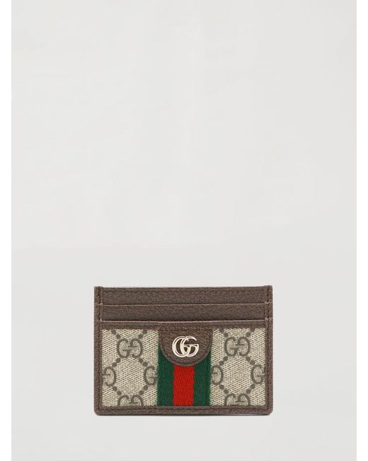 Gucci Natural Ophidia Credit Card Holder