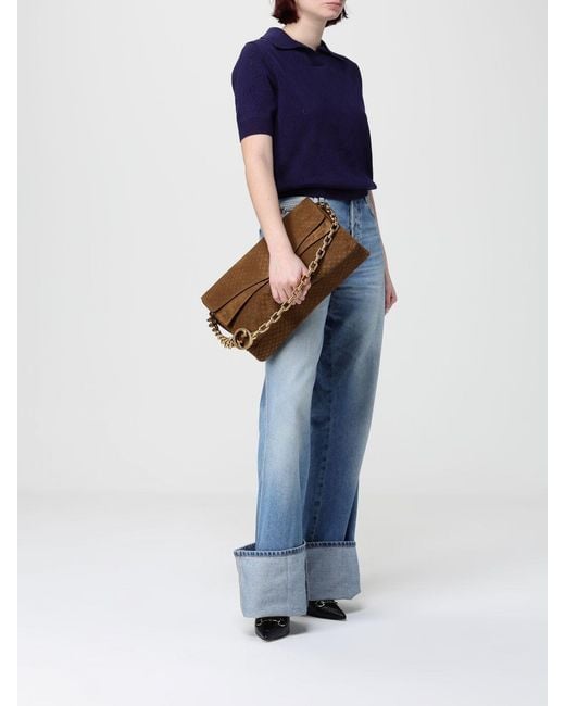 Gucci Brown Large Chain Shoulder Bag