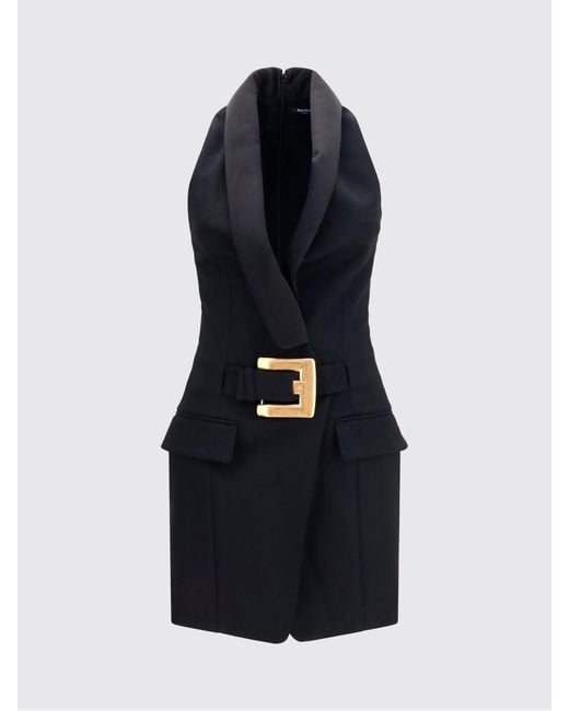 Balmain Black Dress