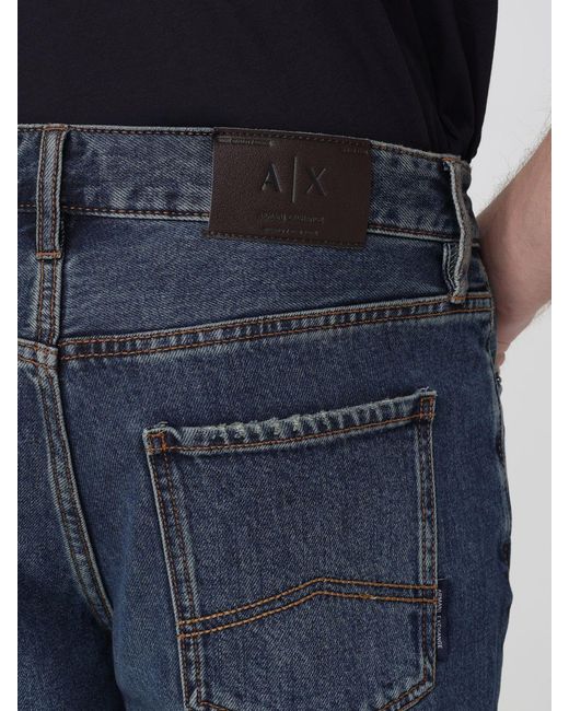 ARMANI EXCHANGE Blue Regular Fit Jeans for men