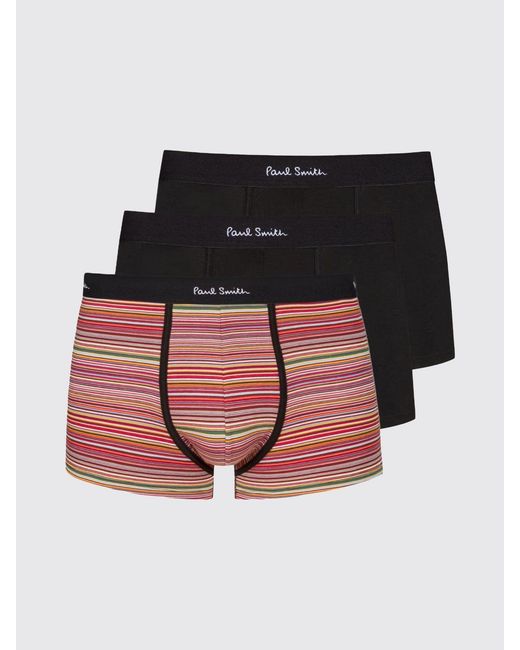 Paul Smith Black Set Of 3 Cotton Boxers for men