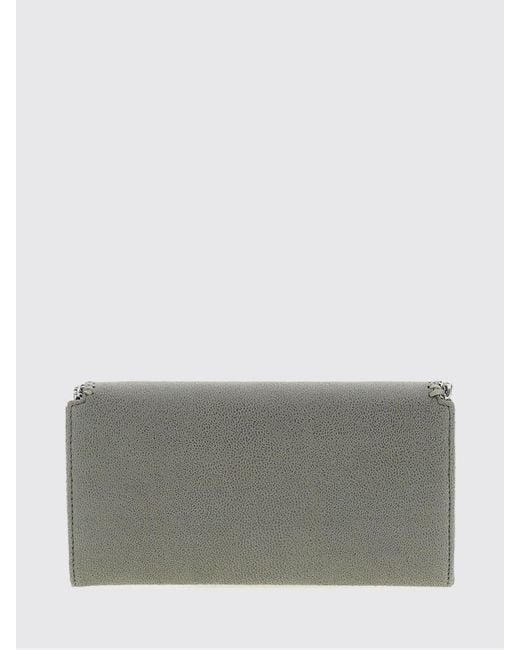 Stella McCartney Gray Falabella Eco Alter Mat Wallet On Chain