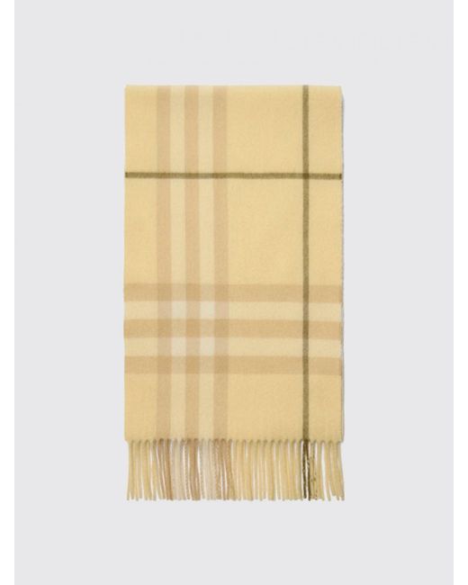 Burberry Metallic Vintage Check Print Cashmere Scarf