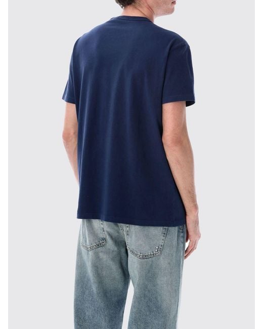 Polo Ralph Lauren Blue Cotton T-Shirt With Logo for men