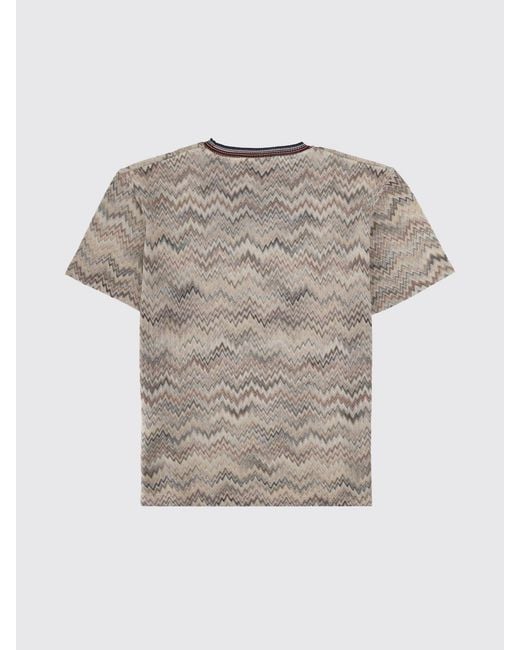 Missoni White Zig Zag T-Shirt for men
