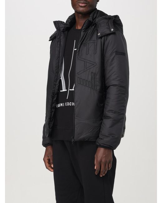 EA7 Black Jacket for men