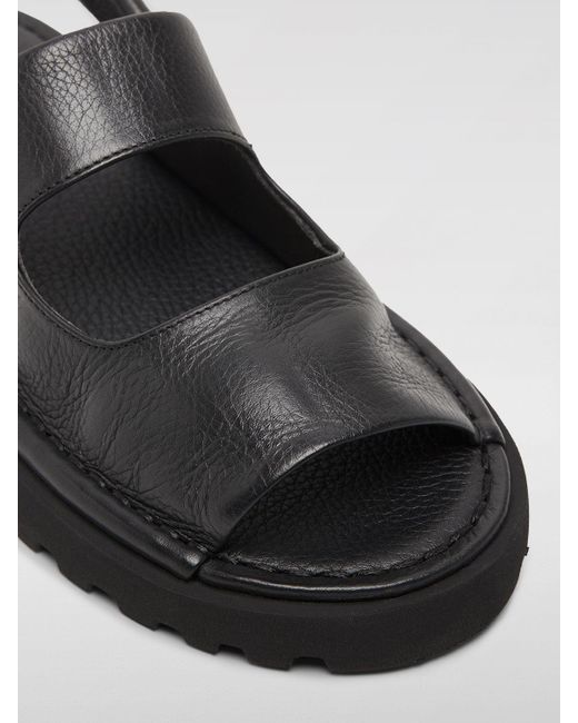 Sandalo Sanpomice in pelle bottalata di Marsèll in Black