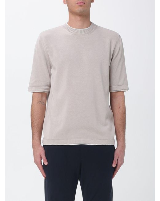 T-Shirt Basic di Eleventy in Gray da Uomo