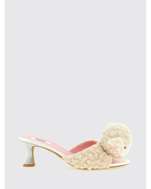 Moschino Couture Pink Heeled Sandals