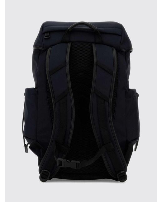Moncler Blue Canvas Backpack for men