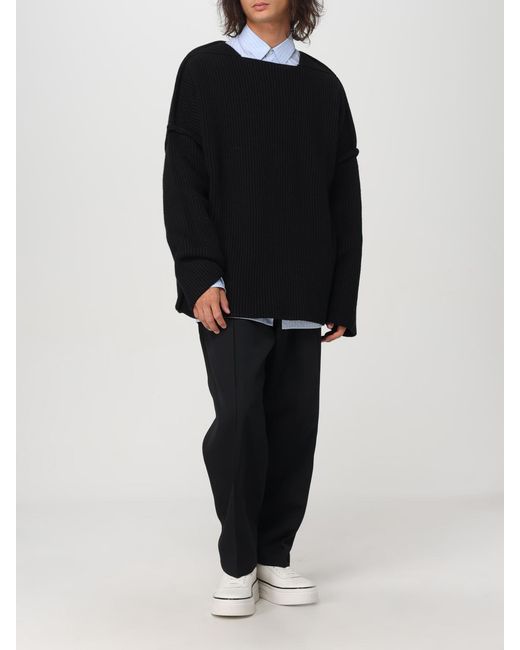 Pullover Oversize di Jil Sander in Black da Uomo