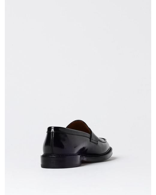 Doucal's Loafer Aus Gebürstetem Leder in Black für Herren