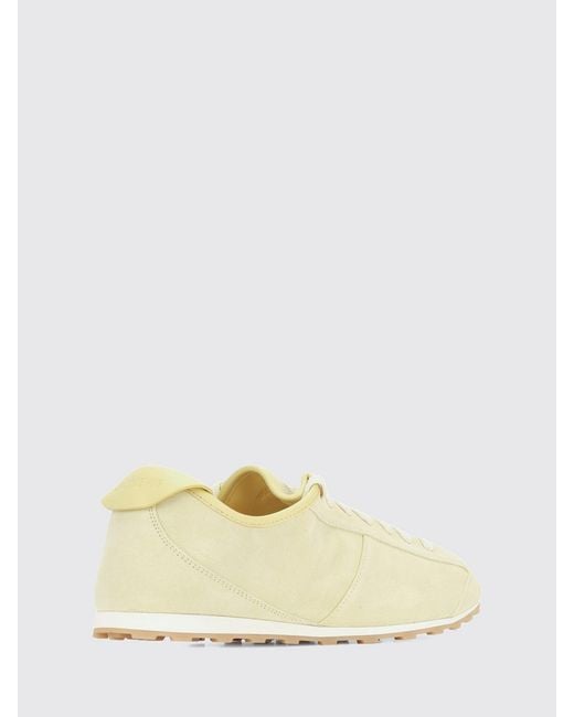 Jacquemus Natural Les Tennis Suede Calfskin Low Top Sneakers for men
