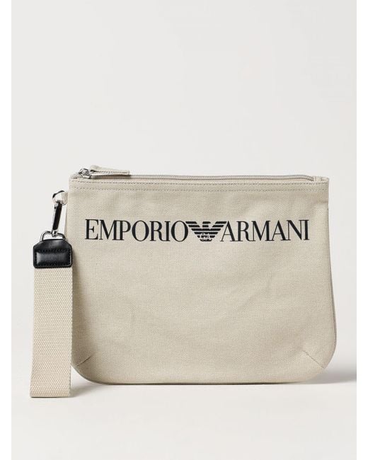 Emporio Armani Natural Briefcase for men
