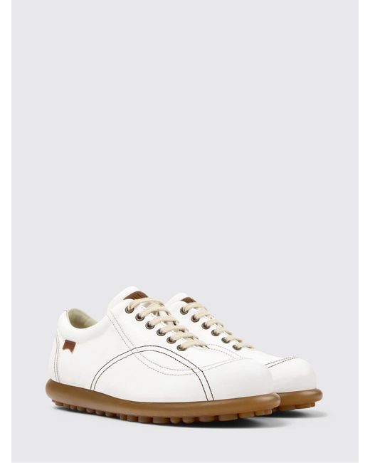Camper White Twins Leather Sneakers for men