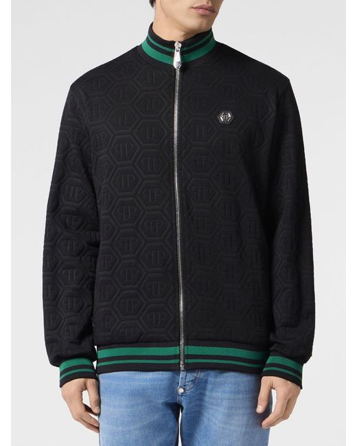 Philipp Plein Black Jacket for men