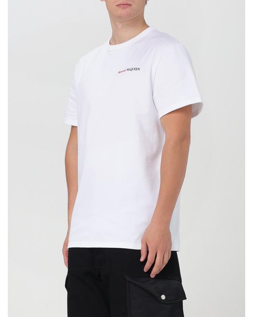 McQueen White T-shirt for men