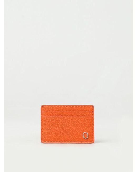 Orciani Orange Wallet for men