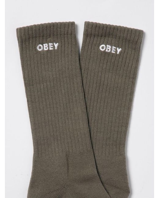 Calze di Obey in Gray da Uomo