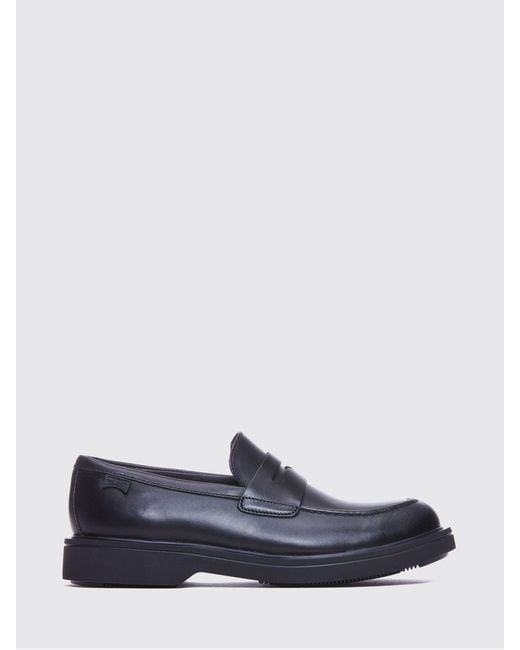 Camper Blue Norman Leather Loafers for men