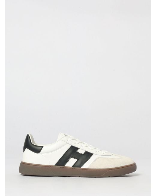 Hogan White Cool Leather Sneakers for men