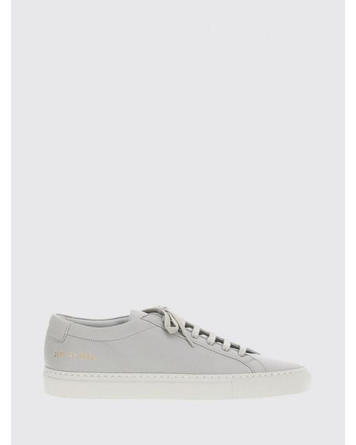 Common Projects White Achilles Premium Leather Sneakers for men