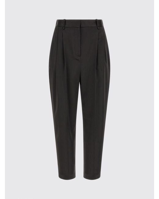 Elisabetta Franchi Black Mid-Rise Skinny Fit Tailored Trousers