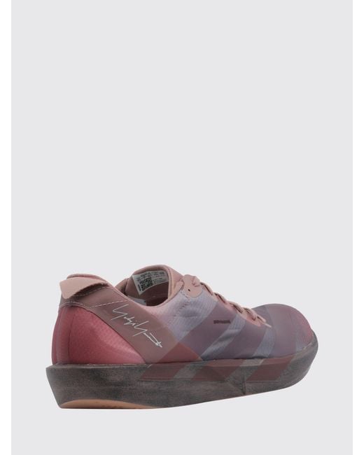 Y-3 Brown Adios 9 Technical Fabric Sneakers With Cushioned Extralight Sole for men