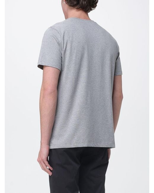 Dondup Gray Cotton Crew Neck T-Shirt With Logo for men