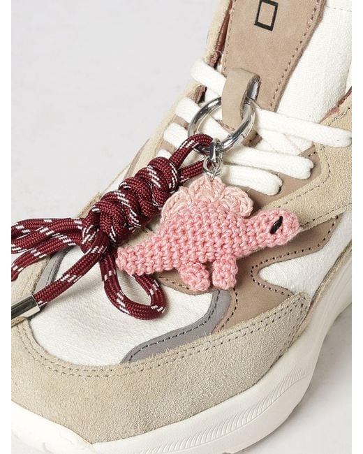 Date Natural Suede And Linen Fuga Sneakers