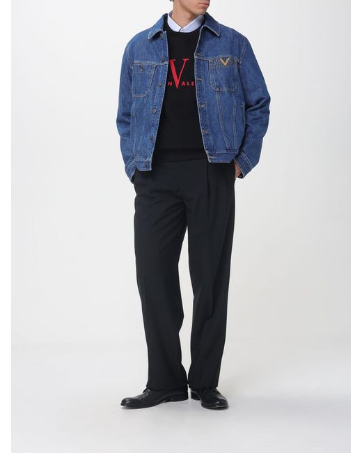 Valentino Blue Vlogo Jacket for men