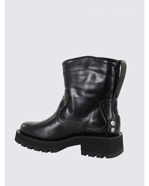 Ganni Black Studs Low Boot