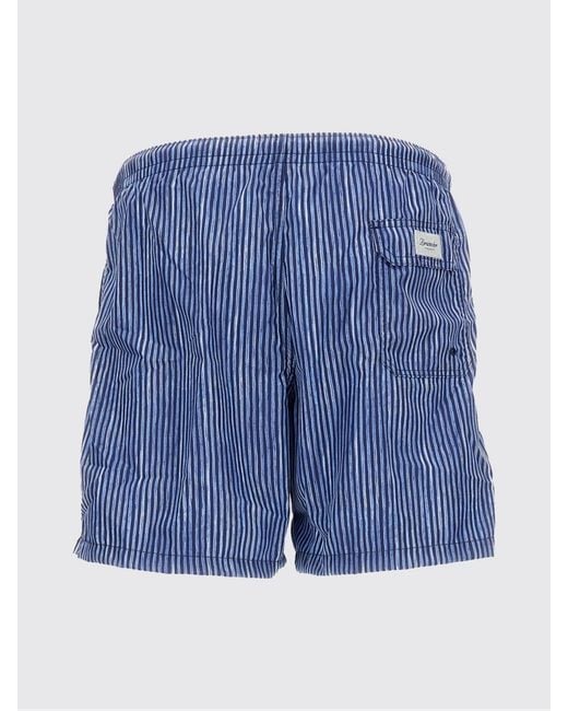 Drumohr Blue Patterned Swimsuit for men