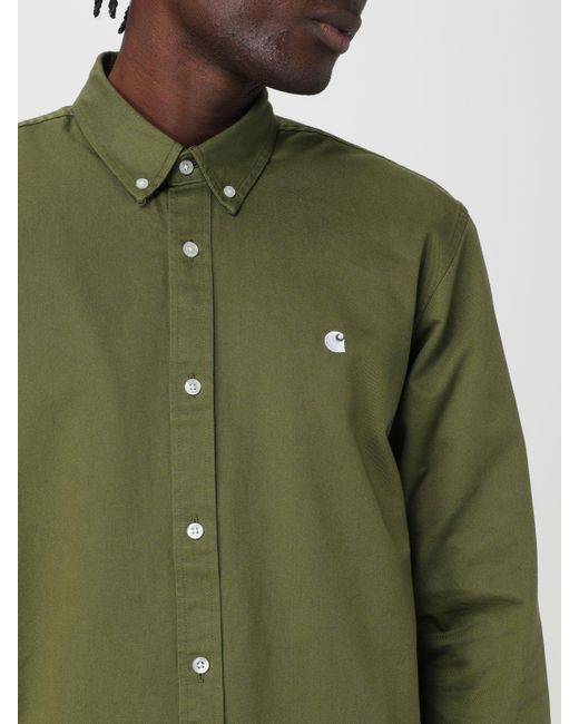 T-shirt di cotone di Carhartt in Green da Uomo