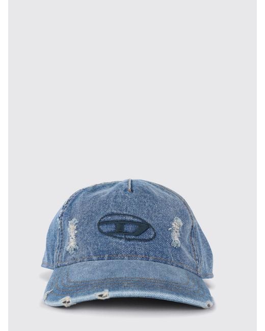 DIESEL Blue C-Enic Used Hat for men