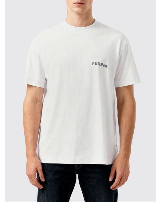 T-Shirt Homme Purple pour homme en coloris White