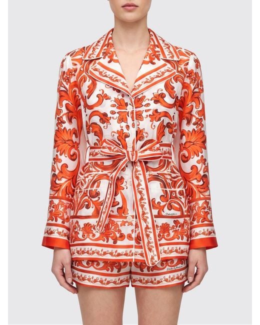 Dolce & Gabbana Red Dolce &Amp Gabbana Shirt