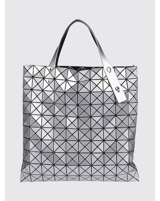 Issey Miyake White Lucent Pvc And Polyester Bag